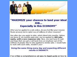 Go to: Maximize Your Chances To Land Your Ideal Job