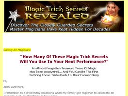Go to: Magic Trick Secrets Revealed