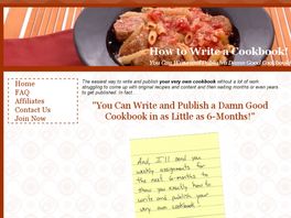 Go to: How To Write A Cookbook