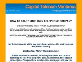 Go to: Start Your Own Phone Company