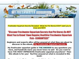 Go to: My Freshwater Aquarium Secrets