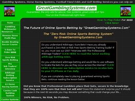 Go to: Online Sports Arbitrage Betting.