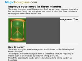 Go to: Magic Hourglass Mood Management Tool.