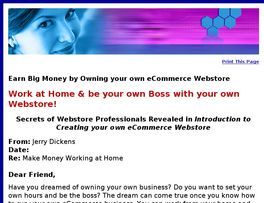 Go to: Introduction To Creating Your Own ECommerce Webstore.