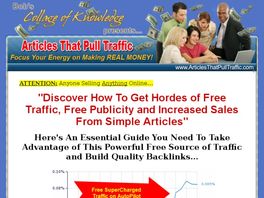 Go to: Articles That Pull Traffic