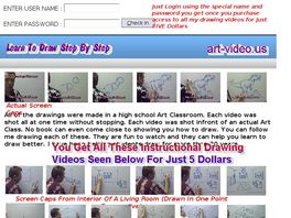 Go to: Art Instruction Step By Step Easy Drawing Videos