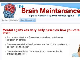 Go to: Brain Maintenance 101