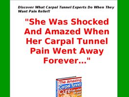 Go to: The Amazing Carpal Tunnel Cure!