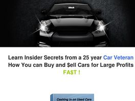 Go to: Cashing In On Used Cars