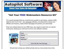 Go to: Automated Webmaster And Marketers Software.
