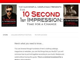 Go to: The 10 Second First Impression