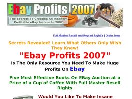 Go to: How To Success In eBay(R) Auction - A Real Guide Book For You.