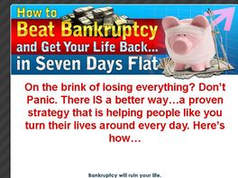 Go to: How To Beat Bankruptcy In Seven Days Flat