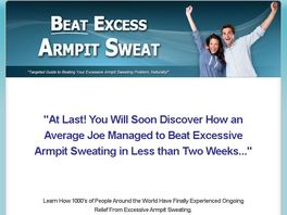 Go to: Beat Excess Armpit Sweat - Targeted Market - 75% Comm