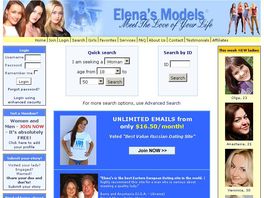 Go to: Elenas Models - Beautiful Russian Girls.