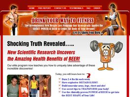 Go to: Beer Lover's Guide To Rapid Fat Loss! Awesome Weight Loss Niche!