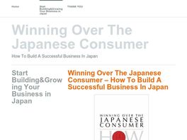 Go to: To Build A Successful Business In Japan By Nick Johnston