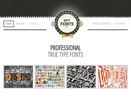 Go to: Over 6,500 Professional Fonts