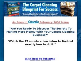 Go to: The Carpet Cleaning Blueprint For Success.
