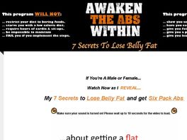 Go to: Awaken The Abs Within - 7 Secrets To Lose Belly Fat