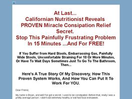 Go to: Miracle Constipation Relief