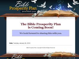 Go to: The Bible Prosperity Plan