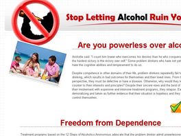 Go to: Don't Let Alcohol Ruin Your Life