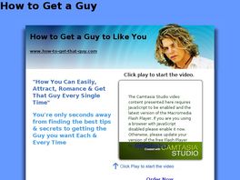 Go to: How To Get A Man