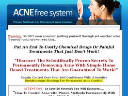 Go to: Acne Free System.