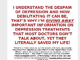 Go to: People Tell Their Stories Of Overcoming Depression.