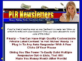 Go to: Earn From Your Own Ready Made Newsletters with PLR Newsletters