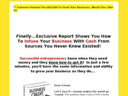 Go to: Get On The Fast Track To Business Credit- Without Spending A Fortune!