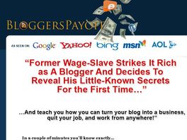 Go to: BloggersPayoff.com - 75% Commissions, Massive Conversions!