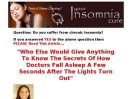 Go to: Your Insomnia Cure - Insomnia Buster