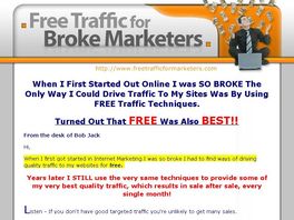 Go to: Free Traffic For Broke Marketers Guide