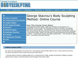 Go to: George Stavrou's Body Sculpting Method: Online Course.