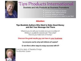 Go to: Booklet Author Success Series