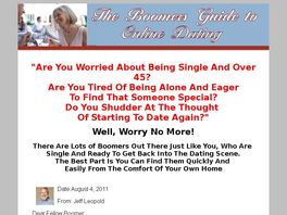 Go to: The Boomers Guide To Online Dating