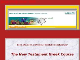 Go to: Online New Testament Greek Course.