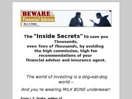Go to: Beware Of Your Financial Advisor.