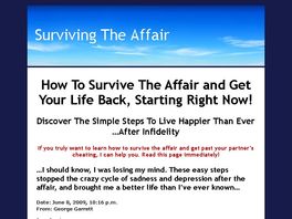 Go to: Life After The Affair - Survival Guide