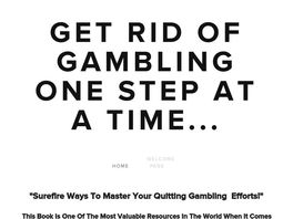 Go to: Get Rid Of Gambling Ebook
