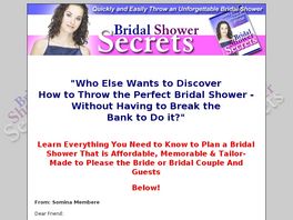 Go to: Bridal Shower Secrets.