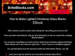 Go to: How To Make Lighted Christmas Glass Blocks