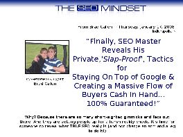 Go to: SEO Mindset By Brad Callen - Get Top, Long-lasting Google Rankings