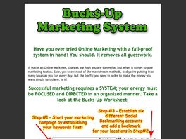 Go to: Bucks-Up Online Marketing System.