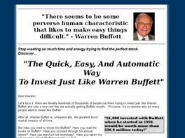 Go to: The Buffett System
