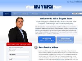 Go to: What Buyers Want - Supercharge Your Sales Techniques