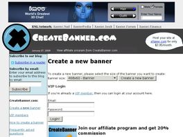 Go to: Create Banner