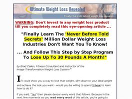 Go to: Ultimate Weight Loss Revealed!
